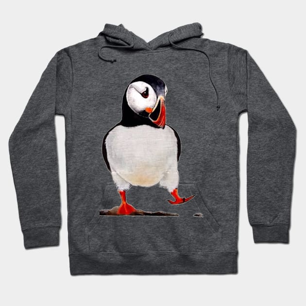 Puffin Hoodie by tavartist